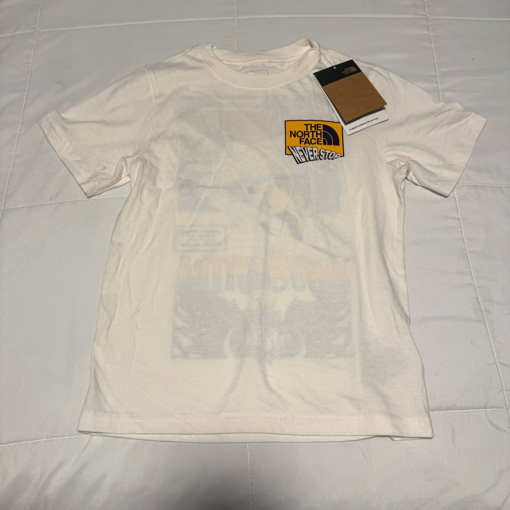 Boys‎ North Face T-shirt New Size Small (7/8) Short Sleeve